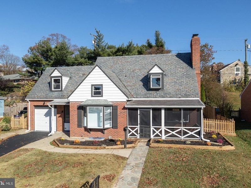 Renovated brick cape funded by MD Private Lender