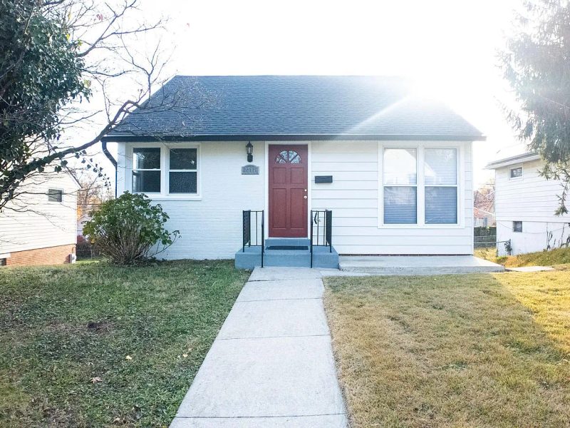 Renovated single-family home funded by MD Private Lender